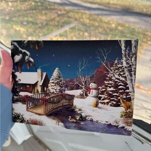 Winter Wonderland Holiday Canvas